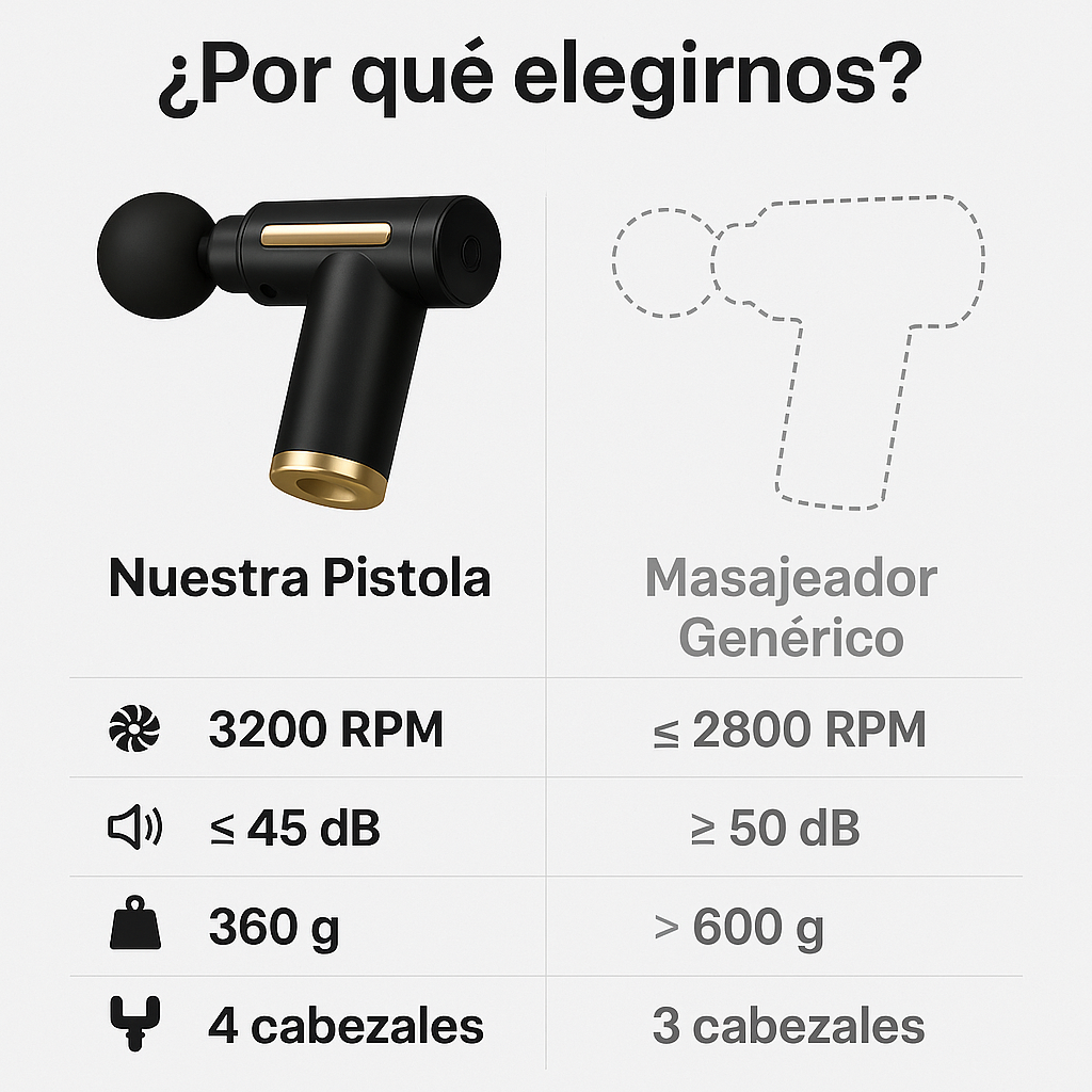Masajeador Muscular Gun Pequeño